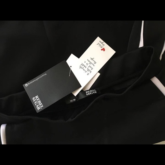 Jersey Midi pencil skirt Stretch Waist black skirt - Picture 3 of 4